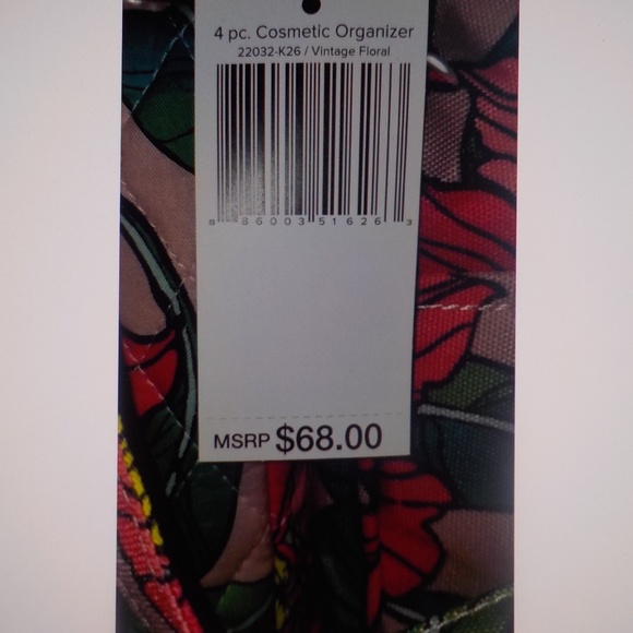 VERA BRADLEY 4PC ORGANIZER BAGS - Picture 11 of 15